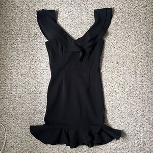 Angel Biba Black Mini Dress